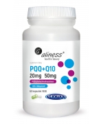 PQQ MGCPQQ® 20 mg + Q10 50 mg x 60 Vege caps Aliness