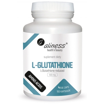 L-Glutathione reduced 500 mg x 100 Vege caps. Aliness