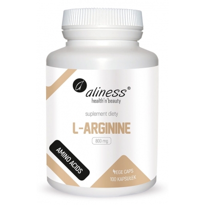 L-Arginine 800 mg x 100 Vege caps. Aliness