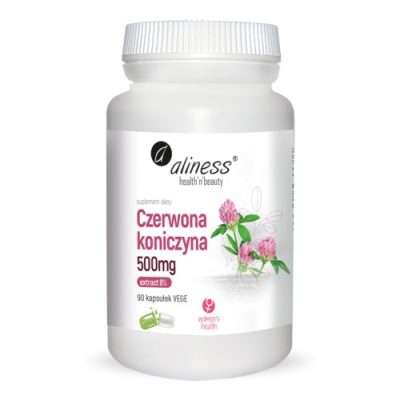 Czerwona koniczyna extract 8% 500 mg Aliness