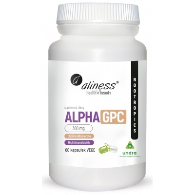 ALPHA GPC 300 mg x 60 Vege caps Aliness