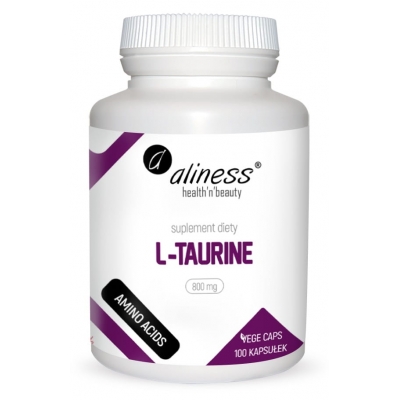L-Taurine 800 mg x 100 Vege caps  Aliness