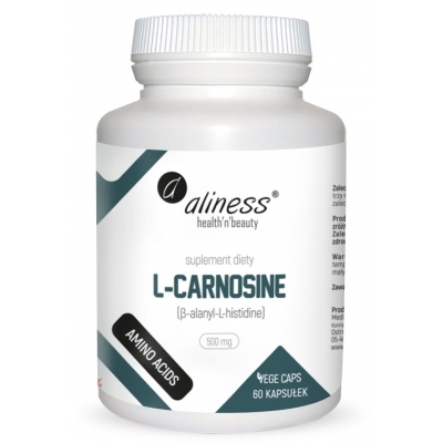 L-CARNOSINE 500 mg x 60 Vege caps.  Aliness