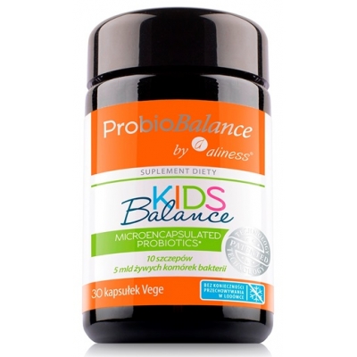 ProbioBALANCE, Probiotyk Kids Balance 5 mld. x 30 vege caps. Aliness