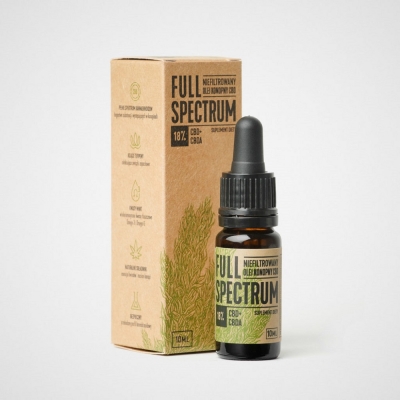 Olej CBD 18%, Full Spectrum, 10ml