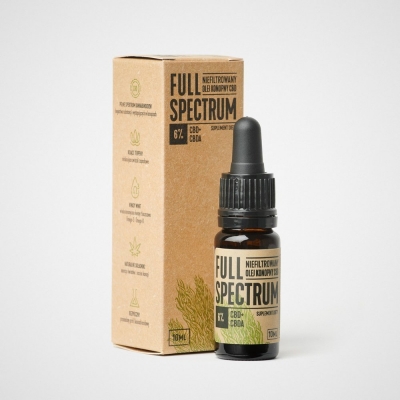 Olej CBD 6%, Full Spectrum, 10ml