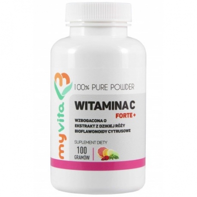 Witamina C FORTE 100mg plus proszek 100g MyVita