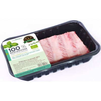 ŻEBERKA SUROWE BIO (około 0,50 kg ) - WASĄG (NA ZAMÓWIENIE)