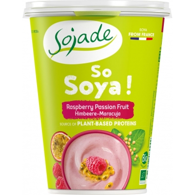 DESER SOJOWY MALINA - MARAKUJA BEZGLUTENOWY BIO 400 g - SOJADE