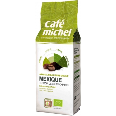 KAWA MIELONA ARABICA 100 % MEKSYK FAIR TRADE BIO 250 g - CAFE MICHEL