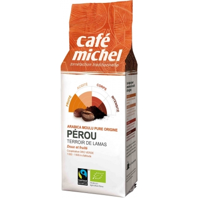 KAWA MIELONA ARABICA 100 % PERU FAIR TRADE BIO 250 g - CAFE MICHEL