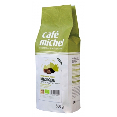 KAWA ZIARNISTA ARABICA 100 % MEKSYK BIO 500 g - CAFE MICHEL