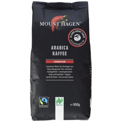 KAWA MIELONA ARABICA 100 % FAIR TRADE BIO 500 g - MOUNT HAGEN