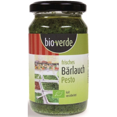 PESTO Z CZOSNKU NIEDŹWIEDZIEGO BIO 165 g - BIO VERDE