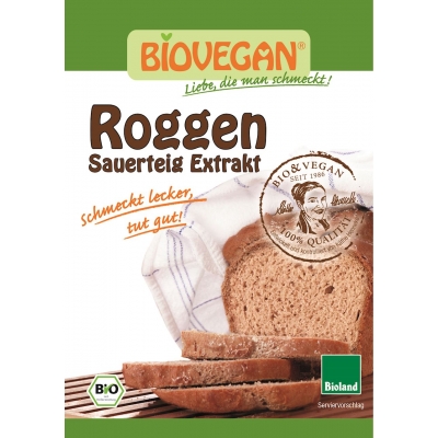 ZAKWAS CHLEBOWY ŻYTNI W PROSZKU BIO 30 g - BIO VEGAN