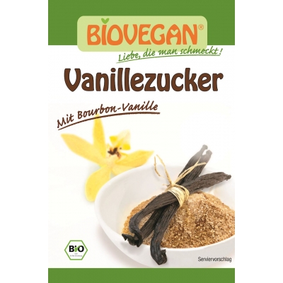 CUKIER WANILIOWY BEZGLUTENOWY BIO (4 x 8 g) 32 g - BIO VEGAN