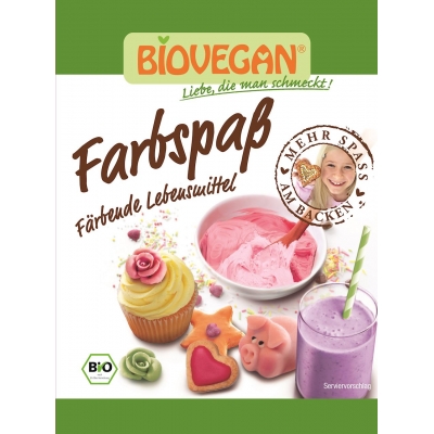 BARWNIKI SPOŻYWCZE BEZGLUTENOWE BIO (6 x 8 g) 48 g - BIO VEGAN