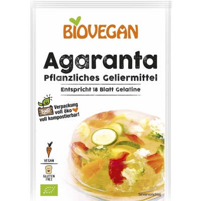 AGARANTA (ŚRODEK ŻELUJĄCY) BEZGLUTENOWA BIO 18 g - BIO VEGAN