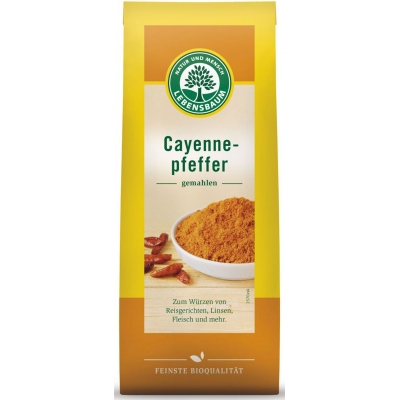 CHILI (PIEPRZ CAYENNE) BIO 50 g - LEBENSBAUM