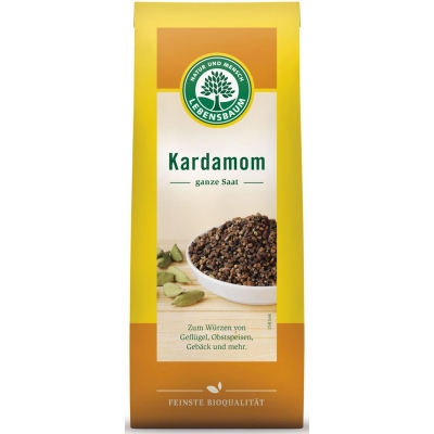 KARDAMON ZIARNO BIO 50 g - LEBENSBAUM