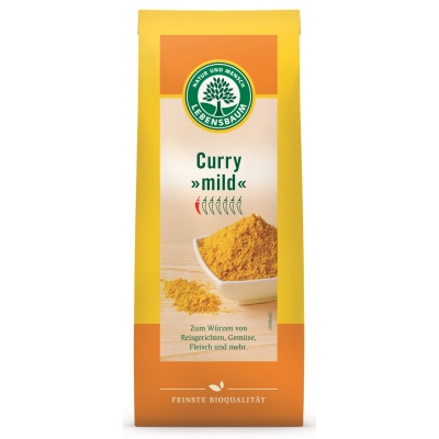 PRZYPRAWA CURRY ŁAGODNE BIO 50 g - LEBENSBAUM