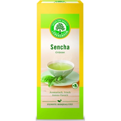 HERBATA ZIELONA SENCHA EKSPRESOWA BIO (20 x 1,5 g) 30 g - LEBENSBAUM