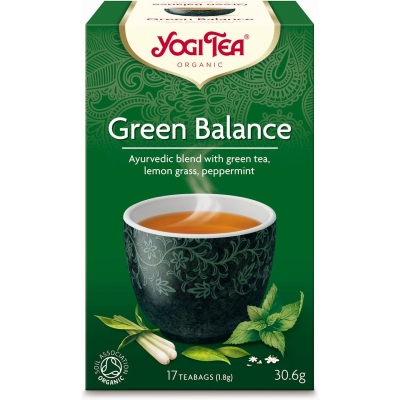 HERBATA ZIELONA RÓWNOWAGA (GREEN BALANCE) BIO (17 x 1,8 g) 30,6 g - YOGI TEA