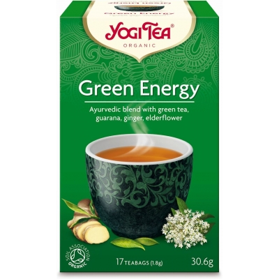 HERBATA ZIELONA ENERGIA (GREEN ENERGY) BIO (17 x 1,8 g) 30,6 g - YOGI TEA