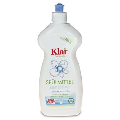 PŁYN DO MYCIA NACZYŃ SENSITIVE ECO 500 ml - KLAR