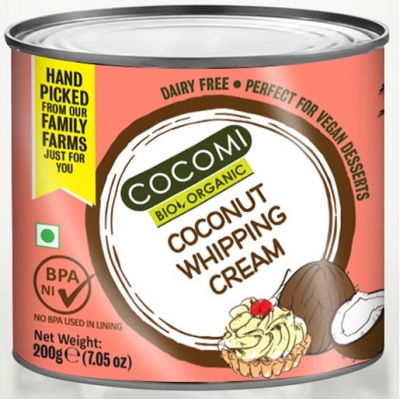 KREM KOKOSOWY DO UBIJANIA BIO 200 g (PUSZKA) - COCOMI