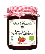 WIŚNIA 80 % Z CUKREM TRZCINOWYM BIO 270 g - SAD DANKÓW