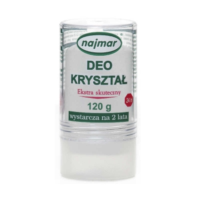 Deo-kryształ 120g przeciw potowi NAJMAR