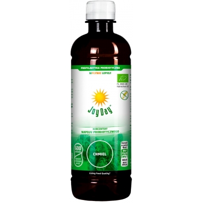 KONCENTRAT NAPOJU PROBIOTYCZNEGO CHMIEL BEZGLUTENOWY BIO 500 ml - JOY DAY