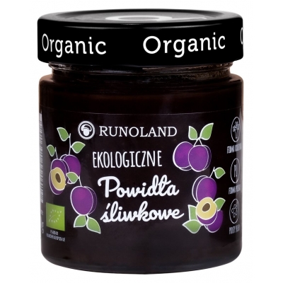 POWIDŁA ŚLIWKOWE BIO 230 g - RUNOLAND