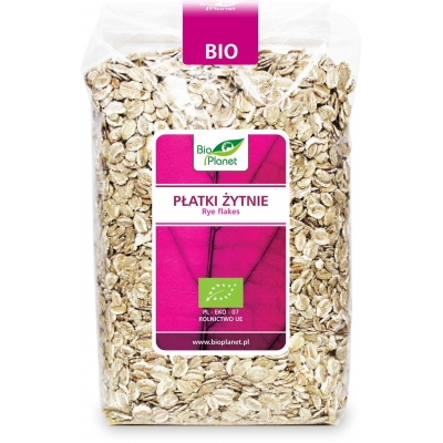 PŁATKI ŻYTNIE BIO 600 g - BIO PLANET