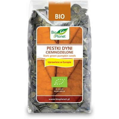 PESTKI DYNI CIEMNOZIELONE (UPRAWIANE W EUROPIE) BIO 350 g - BIO PLANET