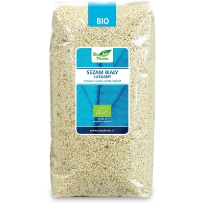 SEZAM BIAŁY ŁUSKANY BIO 1 kg - BIO PLANET