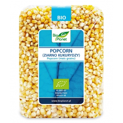 POPCORN (ZIARNO KUKURYDZY) BIO 1 kg - BIO PLANET