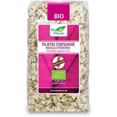 PŁATKI OWSIANE BEZGLUTENOWE BIO 300 g - BIO PLANET