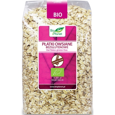 PŁATKI OWSIANE BEZGLUTENOWE BIO 600 g - BIO PLANET