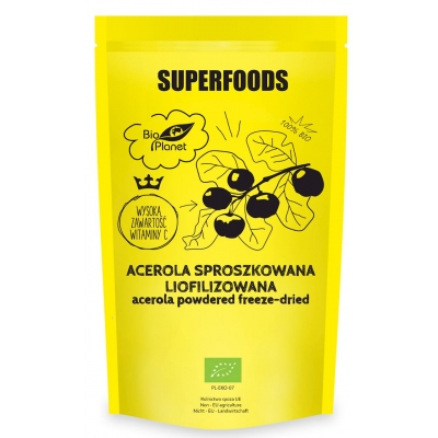 ACEROLA SPROSZKOWANA LIOFILIZOWANA BIO 100 g -  BIO PLANET