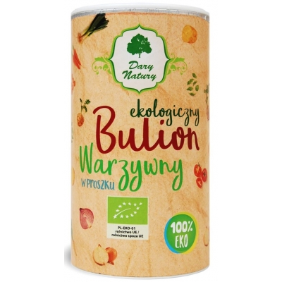 BULION WARZYWNY W PROSZKU BIO 200 g - DARY NATURY