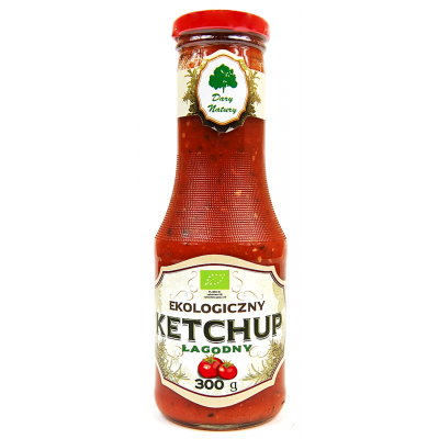 KETCHUP ŁAGODNY BIO 300 g - DARY NATURY