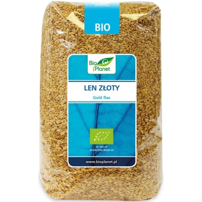 LEN ZŁOTY BIO 1 kg - BIO PLANET