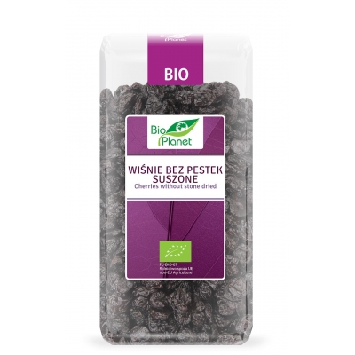 WIŚNIE BEZ PESTEK SUSZONE BIO 400 g - BIO PLANET