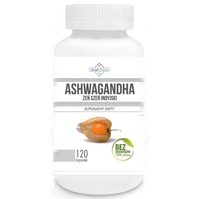 ASHWAGANDHA EKSTRAKT 120 KAPSUŁEK (500 mg) - SOUL FARM