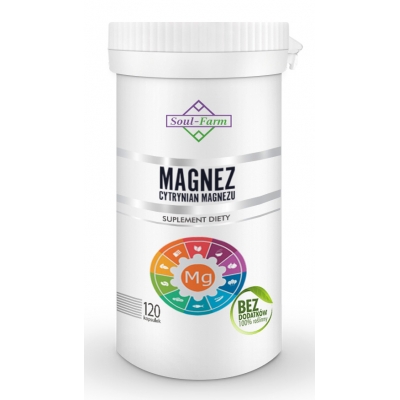 CYTRYNIAN MAGNEZU 120 KAPSUŁEK (650 mg) - SOUL FARM