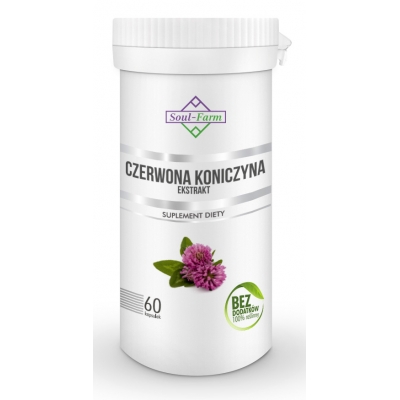 CZERWONA KONICZYNA EKSTRAKT 60 KAPSUŁEK (300 mg) - SOUL FARM