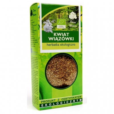 HERBATKA KWIAT WIĄZÓWKI BIO 25 g - DARY NATURY