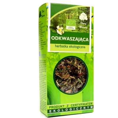 HERBATKA ODKWASZAJĄCA BIO 50 g - DARY NATURY